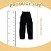 1/12 Scale Action Figure Pants, 6 Inch Male Doll Clothes, Black