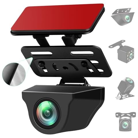 【Durable New Metal Material】 Rear Camera Holder Dash Cam Mirror Rear Camera Mount Backup Camera Bracket Car Rear Camera Rear Window Holder Reverse Camera Mount for SUV, Truck, RV, Auto Cover