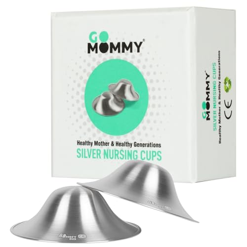 Image of The Original Silver Nursing Cups, Nipple Shields for Nursing Newborn, Nipple Protector for Breastfeeding, Nipple Covers Breastfeeding, No Need Nipple Cream, Newborn Essentials Must Haves