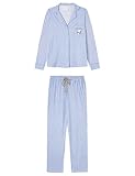 Women'secret Pijama Largo Snoopy Wild Red Collection Pyjama, Blue, XS para Mujer