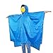 Produktbild EWQG-Pfanne Regenponcho Herren & Damen Wasserdichter Regenjacken Wiederverwendbar Ripstop Atmungsaktiver Mehrzweck Regenmantel Fahrrad Regencape 100% wasserdicht -AA Schutz Overall (Farbe : Blue)