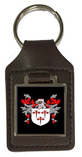 Porte-clé en cuir gravé Adam Heraldry pour organiser vos clés auto