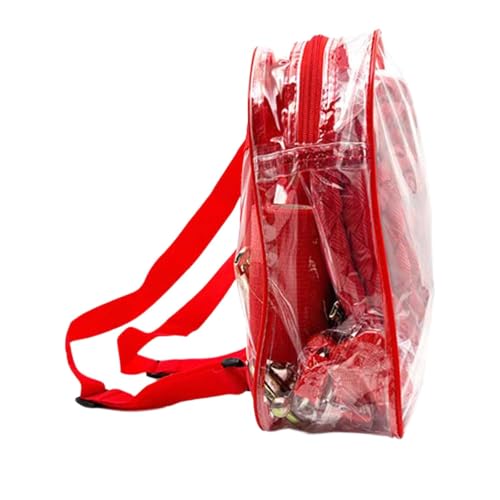 Image of QSTDGVPW Equestrian Kit: Set of Tack, Riding And Practice Supplies, Red