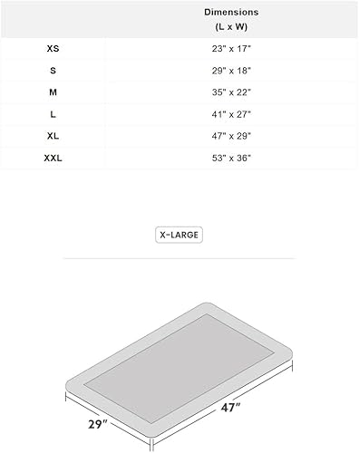 Miniatura 8 de K9 Ballistics Almohadilla Resistente Ripstop para Jaula de Perro - Alfombrilla Duradera y Lavable a Máquina XL para Perrera y Viajes para Perros