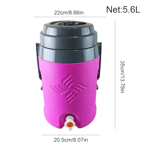Récipient à eau en polyéthylène haute densité design thermique