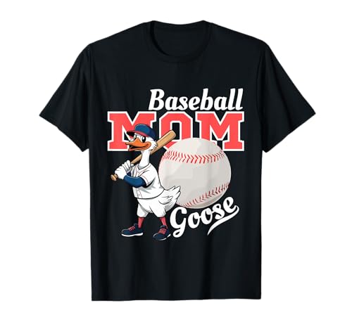 Baseball Mama Goose Funny Sports Mom Mother's Day Tee Camiseta