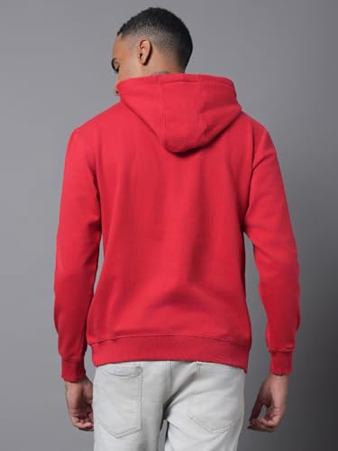 Image of HIGH Star Men's Cotton Hooded Neck Sweatshirt