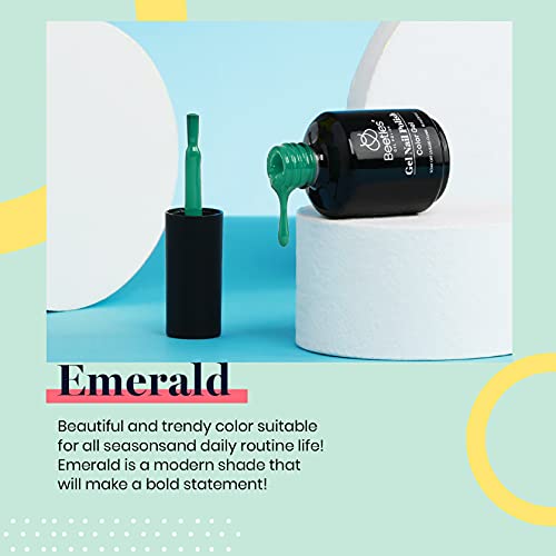 image for beetles Gel Polish Beetles Green Gel Nail Polish, 1Pcs 15ml Green Colo