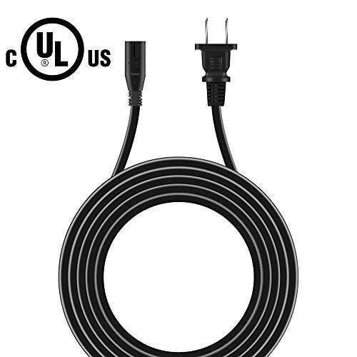 Cable de alimentación de CA UL de 2 clavijas y 6 pies compatible con Natini SZ316-Black SZ316-Blue SZ316-Red para máquina de vibración de cuerpo completo miniatura 2
