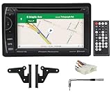 Audiosavings Bundle: PDN-621HB 6.2' Car Navigation Bluetooth Receiver Bundle with in-Dash Mounting Kit, Radio Wiring Installation Harness & Antenna Adaptor for 2005-2008 Toyota Matrix (4 Items)