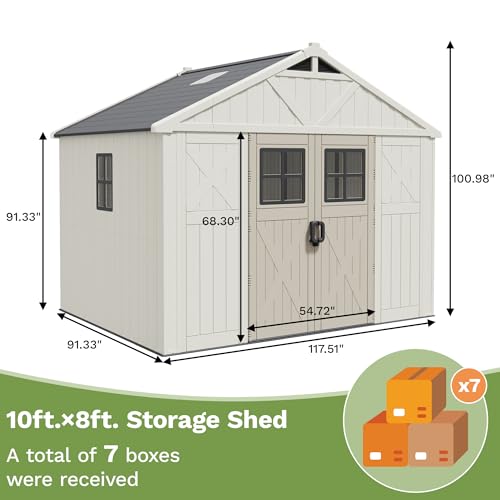 Backyard Storage Shed 8x10