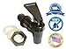 AquaNation BPA Free Replacement Water Dispenser Cooler Faucet Water Bottle Jug Reusable Spigot Spout Water Beverage Lever Pour Dispenser Valve Water Crock Water Tap (1) One Pack - Black)
