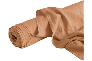 100% European Prewashed Enzymed Linen Fabric by The Yard Premium Soft Washed Linen