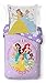 Produktbild Jay Franco Disney Prinzessin Heart of Gold 100% Baumwolle Kinderbettwäsche-Set 135x200 cm Einzelbettgröße - Bettbezug + Kissenbezug 80x80 cm