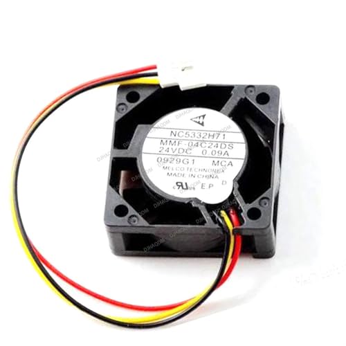 DJHAQDM Compatible pour Melco MMF-04C24DS MCA NC5332H71 24V 0.09A 40mm 3-Wire Ventilateur de Refroidissement