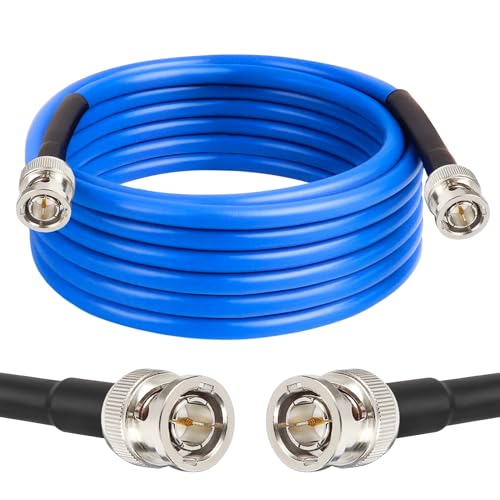 Cable SDI de 15 pies con conectores BNC de 75 ohmios RG59 para transmisión de video digital HD