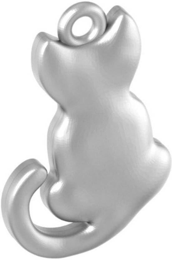 Pendentif chat mignon en argent sterling 925 pour homme et femme, taille petit modèle