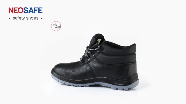 NEOSAFE Mens A7025_7 Helix High Ankle Safety Shoes With Steel Toe