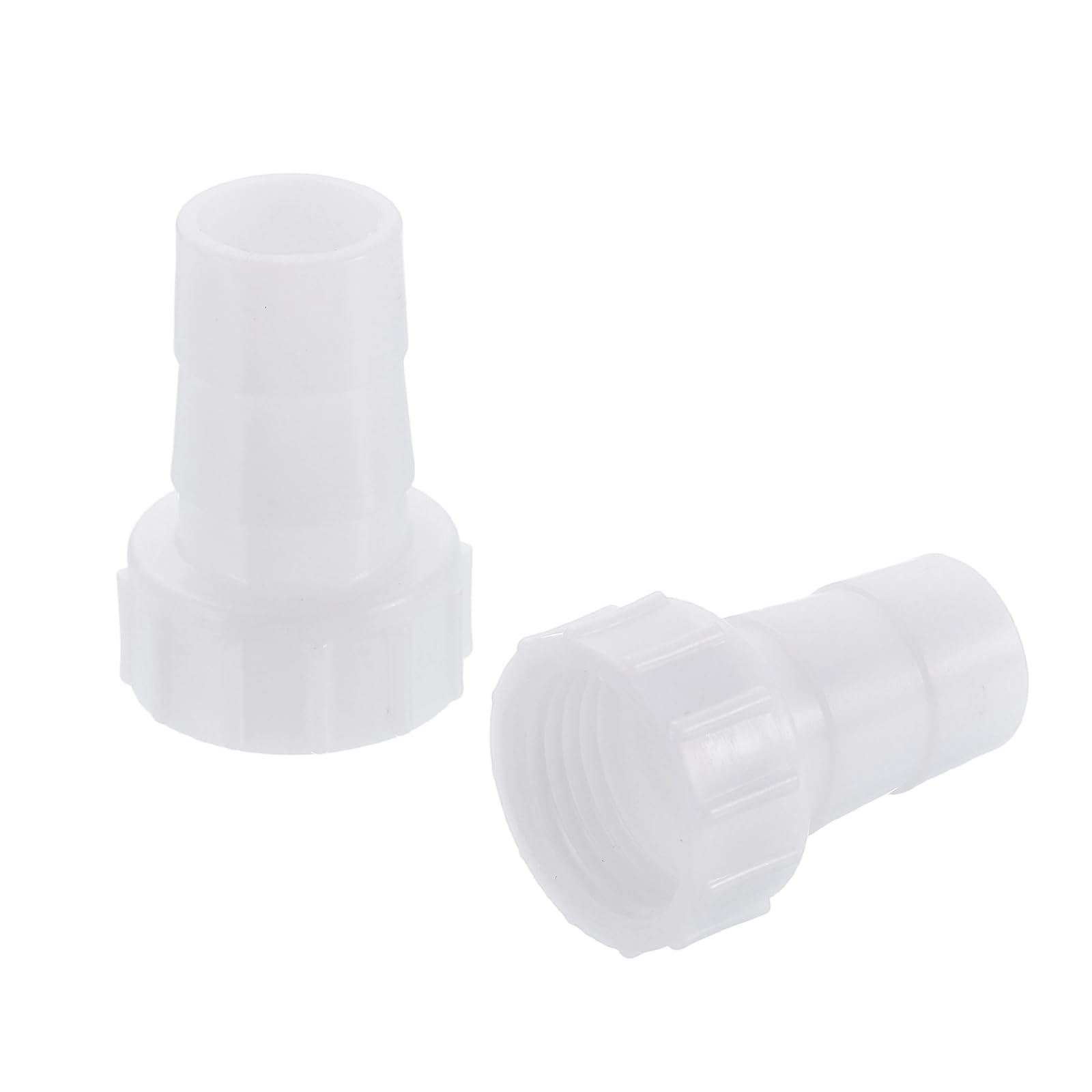 Rebower 2 Pack Plastic Hose Barb to G Female Adapter, 16mm Barb x 1/2"(15mm) G Female for Home Gardening Water Treatment