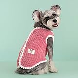 YBGGJO 犬服 ジャケット ドッグウェア 秋冬 コート パーカー 洋服 防寒 あたたかい かわいい 背中開き 着脱簡単 抜け毛防止 家着 お散歩 小中型犬猫 (レッド, M)