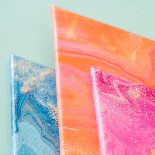 American Crafts Zestaw startowy Color Pour Pre-mieszany zestaw startowy - Sztuka i malowanie Essentials Pack - 35-częściowy zestaw