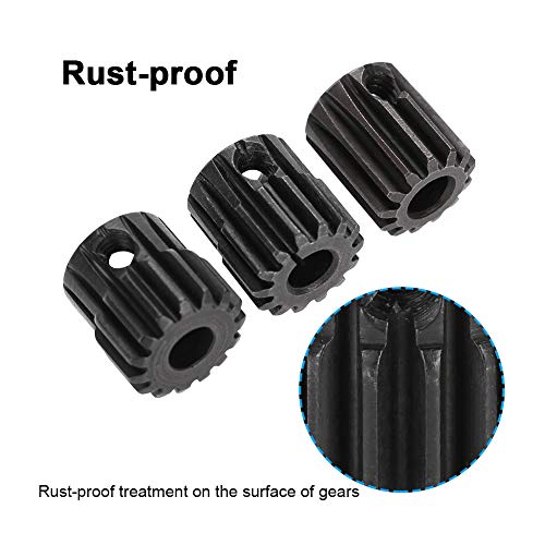 Tbest Motor Pinion Gears, 32DP ¢5mm 13-15T 16-18T Pinion Gears Combo Set for 1/8 RC Car(13T 14T 15T) Car Model Accessory Model Toy - Image 3