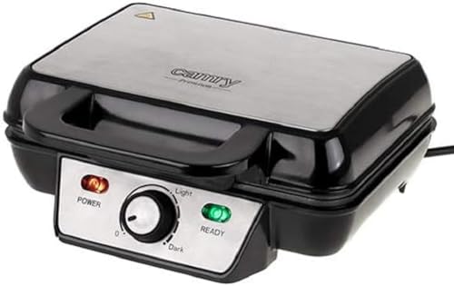 CAMRY CR 3046 Waffle Maker, Plastic, Black