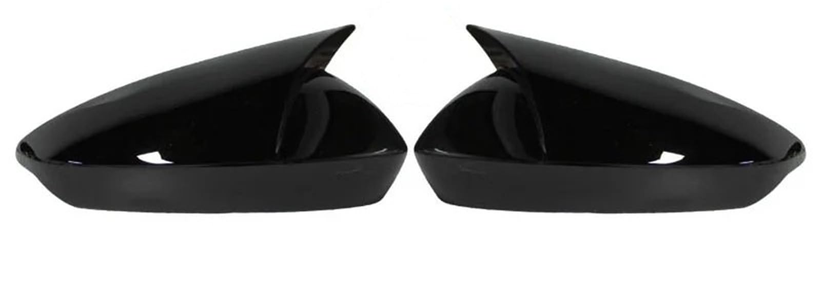 Fhuwaz Bright Black Car Gear Knob For A3 S3 Rs3 8Y 2021-2024 Car Rearview Side Mirror Cover Wing Cap Exterior Door Rear View(Bright Black)