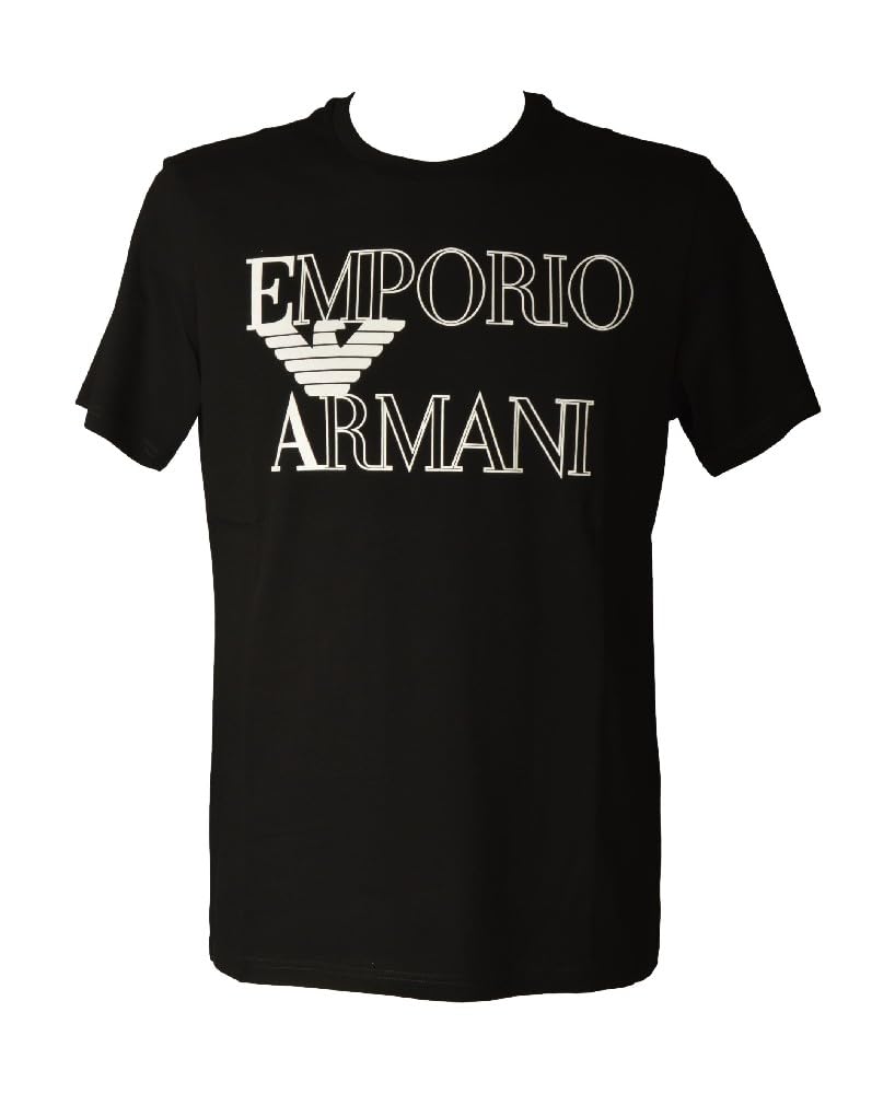 Emporio Armani Bodywear Bold Logo Crew Neck T-Shirt - Black