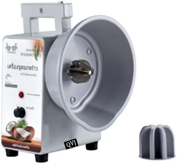 Stainless Steel Coconut Meat Grinder - Electric Grating & Shredding Machine for Effortless Coconut Meat Removal, Durable Grater Scraper Tool for Kitchen Use
