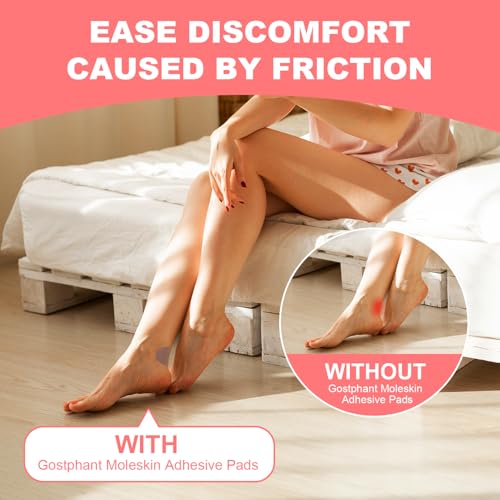 Image of Moleskin Pads for Blisters Feet - (Variety Pack) Blisters Bandages for Toes, Heel - Mole Skin Patch for Calluses, Bunion Prevention & Recovery - 9 Sheets (54 Pieces Total)