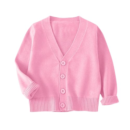 Lightweight Cardigan for Girl Fall Dressy Casual Cozy Button Sweater Winter Holiday Girl Knitted Coat Size 2-10