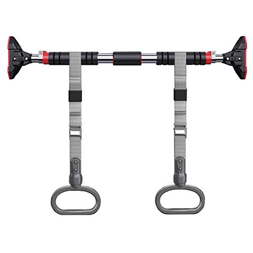 Bague De Levage De Barre De Traction Portable, Barre De Fitness en Acier Inoxydable en Acier Inoxydable, 92-120cm, Palier De Charge 250kg