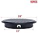 MY MIRONEY 10PCS Air Vents 2Inch(53mm) Black Circular Soffit Vent Stainless Steel Round Mesh Hole Louver Vent for Kitchen,Bathroom,Cabinet,Wardrobe and Shoe Cabinet