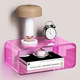 DIMENSIONS COMPACTES: Table de chevet murale au format optimal pour maximiser l'espace tout en restant fonctionnelle
