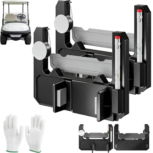 Support téléphone volant voiturette golf idéal pour suivre votre carte de score sur le green
