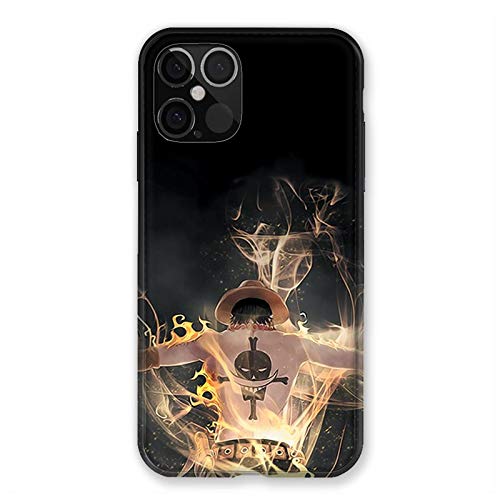 CokitecManga One Piece Ace Case for iPhone 12/12 Pro Black