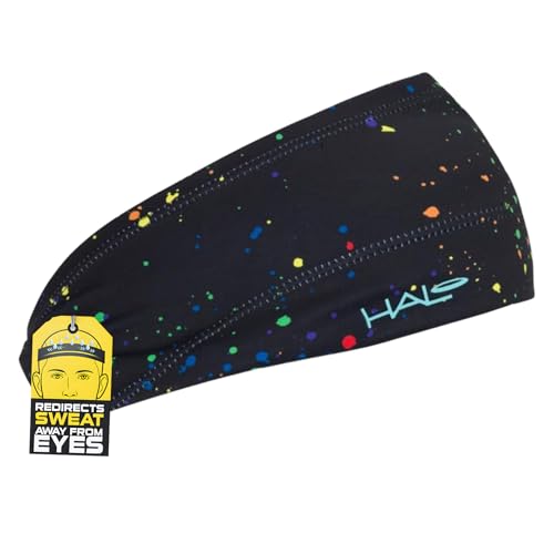 Halo Headband Bandit - Wide Pullover Sweatband for Both Women and Men Confetti