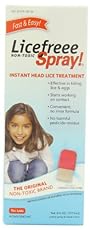 Image of Licefreee Spray Head Lice. Brand catalog list of Licefreee. 