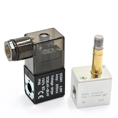 Électrovanne pneumatique 2V025-08 24V action directe 2 positions - 4