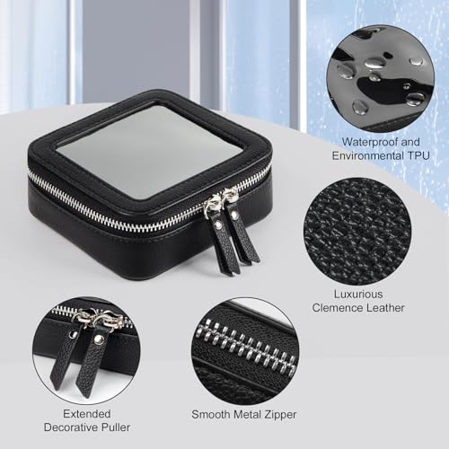 EcoVision Clear Makeup Bag, Travel Cosmetic Accessory Bag, Toiletry Organizer Bags for Women, Portable Waterproof Zipper Cosmetic Bag with Transparent Window2