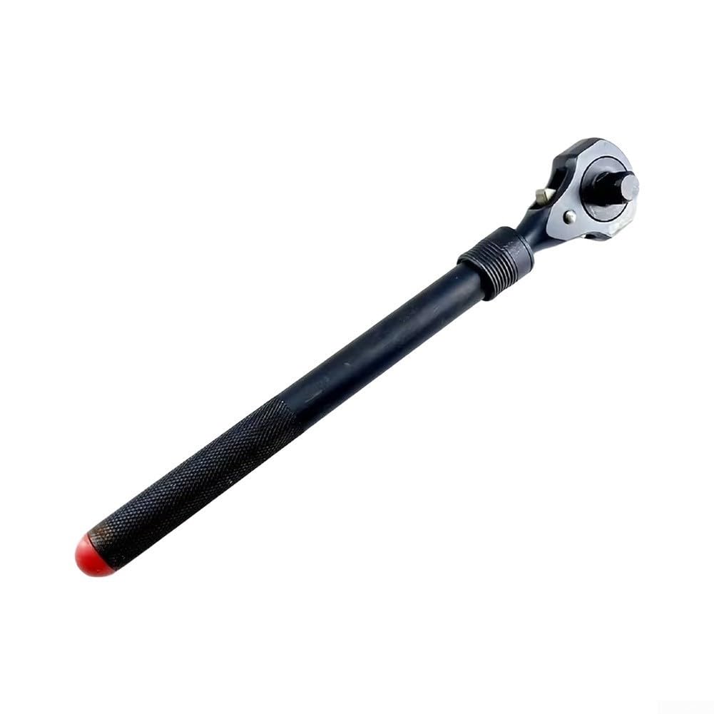 Llave de Carraca Doble Cabeza 38-12 para acero Aleación Mango Telescópico 330-460mm Trinquete Reversible para Tuercas FOR para rueda Reparación Automotriz Garaje