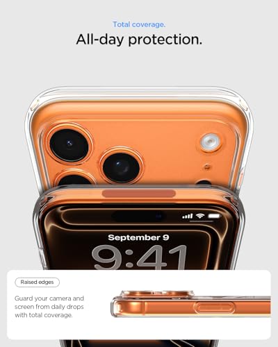 Image of Spigen Ultra Hybrid MagFit Back Cover Case Compatible with iPhone 17 Pro (TPU + Poly Carbonate | Frost White)