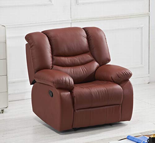 Mapo Möbel Leder Fernsehsofa Relax-Sessel Fernsehsessel mit Schlaffunktion 5116-1-206 – Bild 5