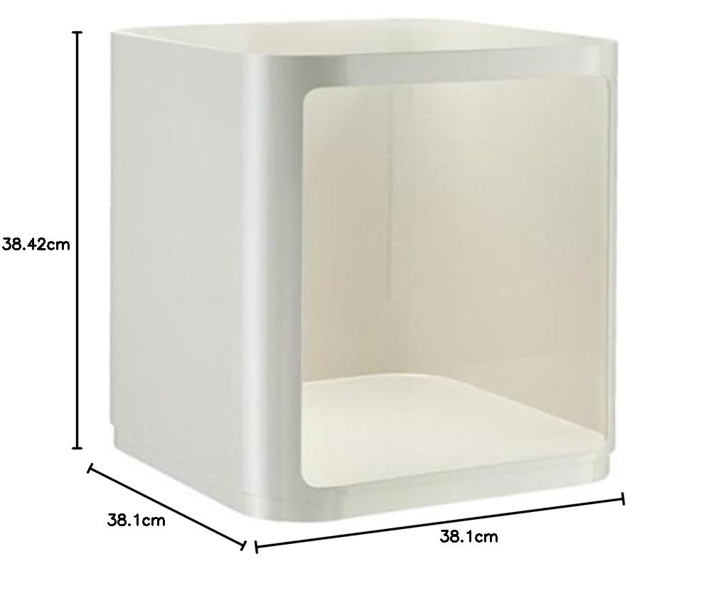 Amazon｜Kartell コンポニビリ スクエアエレメントH ホワイト W38/D38