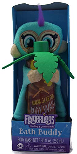 Zoe Monkey Fingerlings Bath Glove Holiday Christmas Kids Gift Set Banana