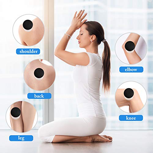 Image of BBTO 4 Pieces Glass Cupping Set Glass Silicone Cupping Cups Massage Vacuum Suction Cupping Cups for Body Face Leg Arm Back Shoulder Muscle and Joint Pain (Black)