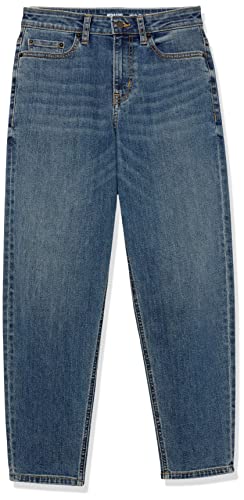 Amazon Essentials Women's High-Rise Relaxed Leg Tapered Ankle Jean, Medium Wash, 18 #TOP5