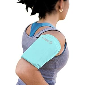 E Tronic Edge Phone Holder for Running, Cell Phone Arm Bands with Reflective Logo, Phone Strap Armband Fits iPhone and…