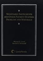 Negotiable Instruments and Other Payment Systems: Problems And Materials 1583607900 Book Cover